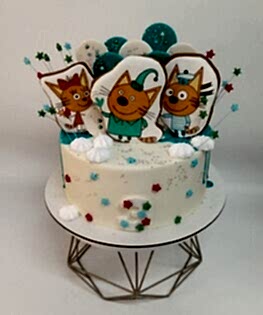 Торт Три кота №7