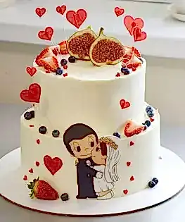 Свадебный торт Love is