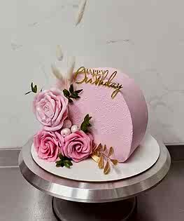 Торт Нежный для девушек (розовый)