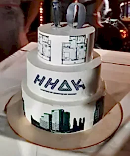 Торт на День Строителя c чертежами