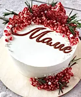Торт для мамы с гранатом