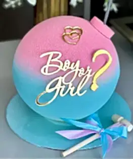 Торт-сюрприз на Гендер-пати