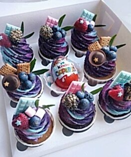 Набор капкейков с киндером