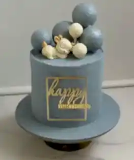 Торт для девушки с олененком