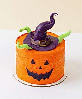 Торт в виде тыквы
