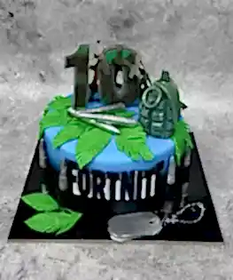 Торт в форме голубого замка принцессы