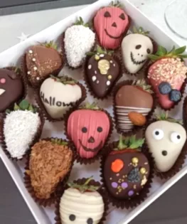 Клубника в шоколаде На Хэллоуин