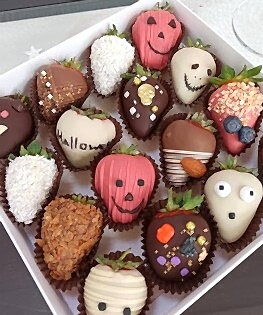 Клубника в шоколаде На Хэллоуин