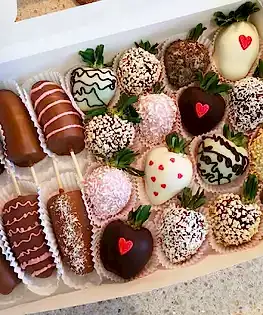 Клубника +бананы в шоколаде №4