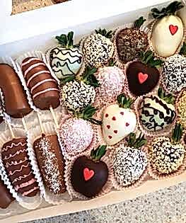 Клубника +бананы в шоколаде №4