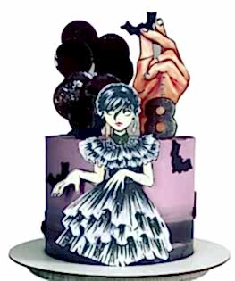 Торт танец Уэнсдей