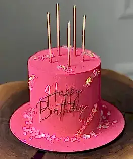 Торт для девушки с кристаллами