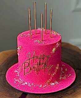 Торт для девушки с кристаллами