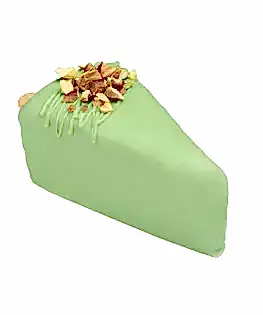 Чизкейк фисташковый с вишней на палочке