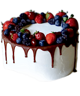 Торт с ягодами