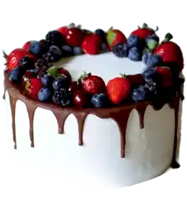 Торт с ягодами