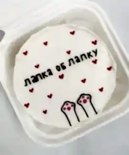 Бенто торт Лапка об лапку