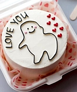 Бенто торт LOVE U