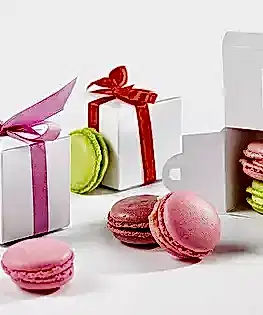 Макаруны с вашим логотипом по 2 штуки