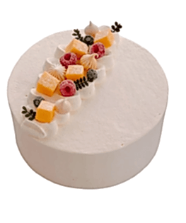 Торт с ягодками