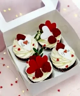Капкейки на 14 февраля