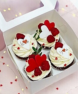 Капкейки на 14 февраля