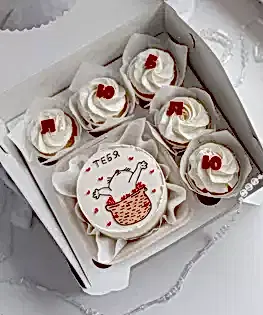 Набор десертов с котиком