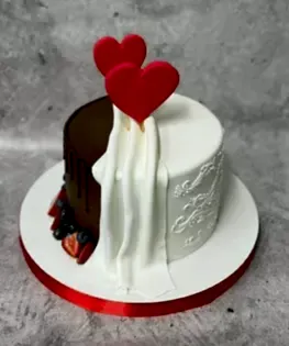 Свадебный торт половинки