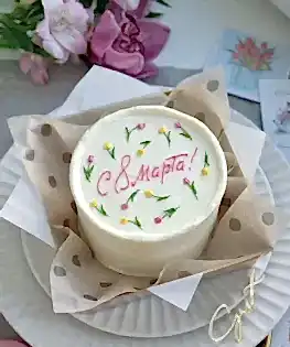 Бенто торт на 8 марта №2