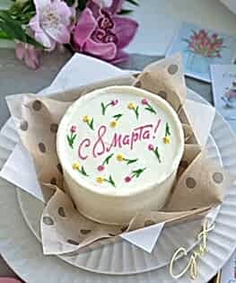 Бенто торт на 8 марта №2