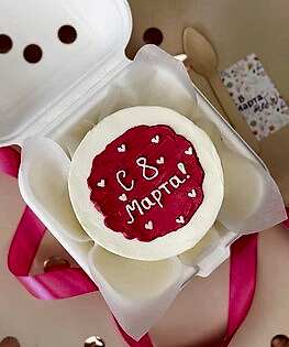 Бенто торт на 8 марта №3