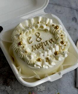 Бенто торт на 8 марта №4