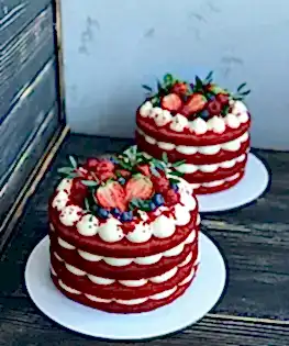 Торт медовый Красный бархат