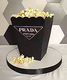 Корпоративный торт в виде попкорна