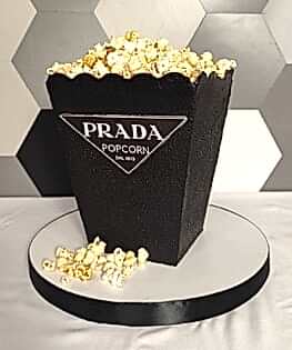 Корпоративный торт в виде попкорна