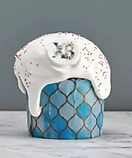 Кулич пасхальный с глазурью