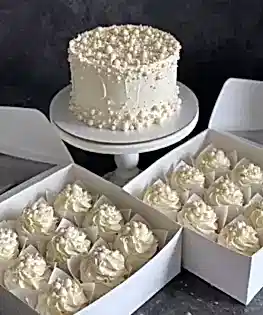 Свадебный набор с жемчужным украшением