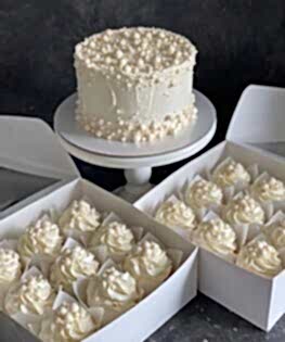 Свадебный набор с жемчужным украшением