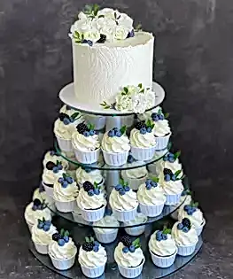 Свадебный набор с ягодами (без подставки)