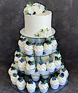 Свадебный набор с ягодами (без подставки)