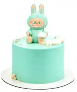 Торт Labubu с любым цветом и фигуркой на выбор