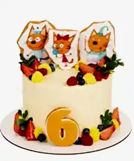 Торт Три кота №9