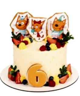 Торт Три кота №9