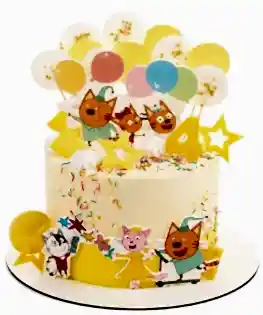 Торт Три кота №10