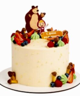 Торт Маша и медведь №13