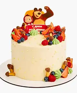 Торт Маша и медведь №15