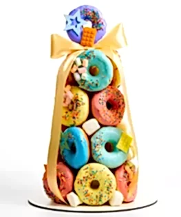 Торт из пончиков